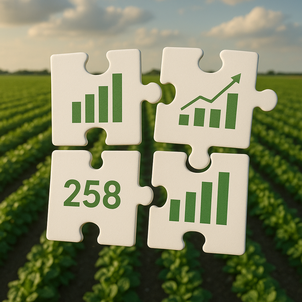 jigsaw puzzle pieces and charts